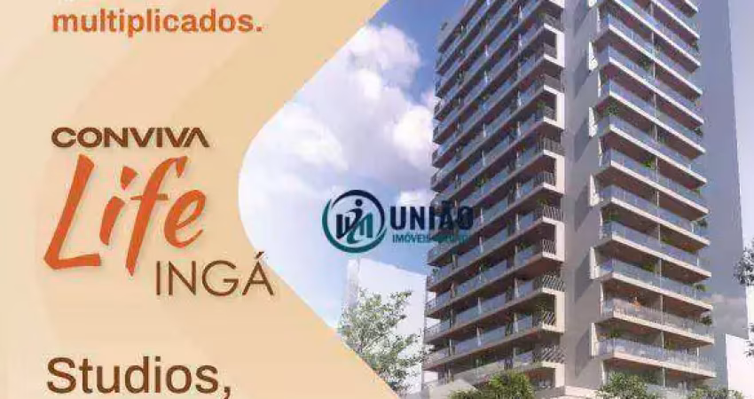 Stúdios com 1 dormitório à venda, 32 m² por r$ 389.900 - ingá - niterói/rj