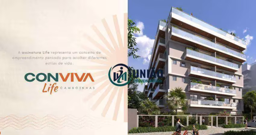 Apartamento com 2 quartos à venda, 58 m² por r$ 734.900 - camboinhas - niterói/rj
