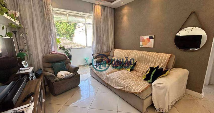Apartamento com 2 dormitórios à venda, 86 m² por R$ 390.000 - Icaraí - Niterói/RJ