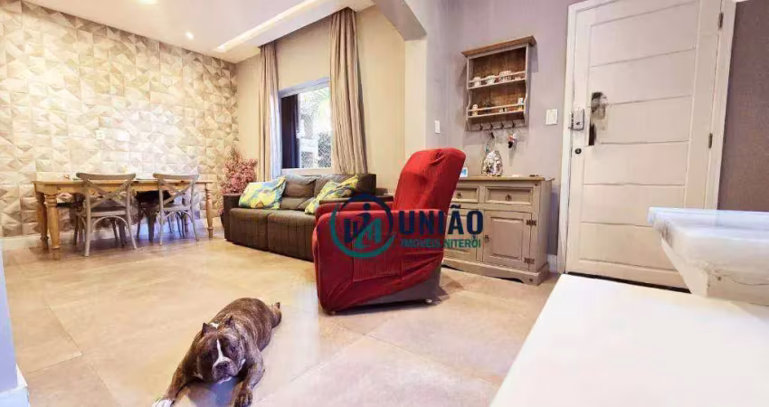Apartamento com 3 dormitórios à venda, 85 m² por r$ 540.000,00 - icaraí - niterói/rj