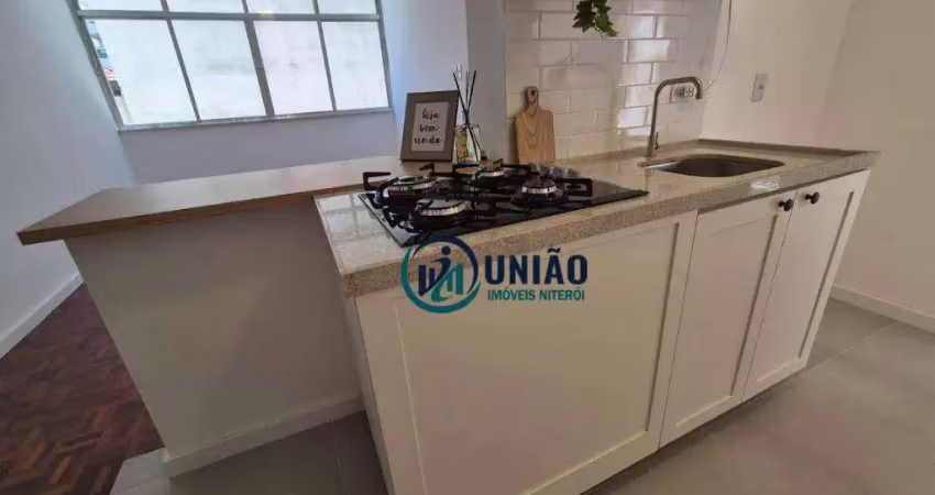 Excelente apartamento garden, no miolo de icaraí, com 3 dormitórios, sendo uma suíte, todo reformado !!!