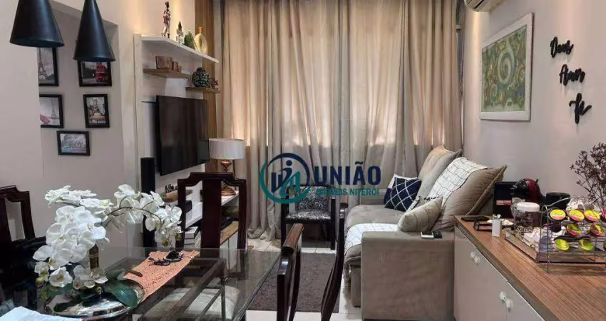 Apartamento com 2 dormitórios à venda, 80 m² por r$ 425.000,00 - icaraí - niterói/rj