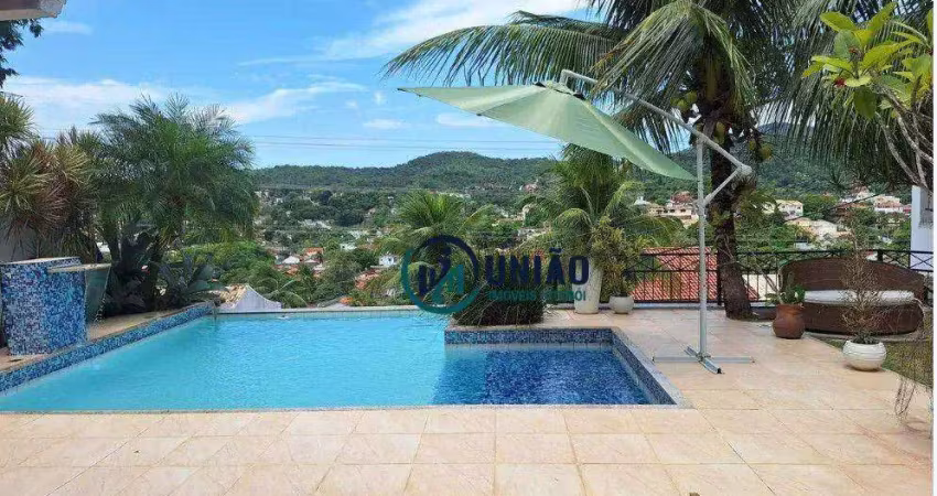 Casa com 4 dormitórios à venda, 470 m² por r$ 1.490.000,00 - badu - niterói/rj