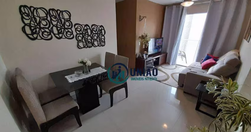 Apartamento com 2 dormitórios à venda, 58 m² por r$ 335.000,00 - fonseca - niterói/rj