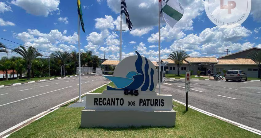 Terreno à venda em condomínio fechado, 384 m²  - Condomínio Recanto dos Paturis - Vinhedo/SP