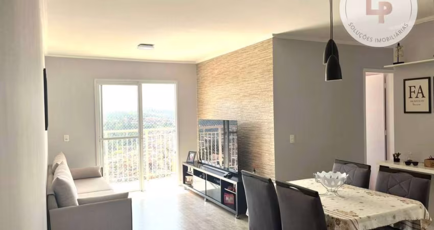 Apartamento com 3 dormitórios à venda, 72 m²  Condominio Morada dos Pinheiros- Várzea Paulista/SP