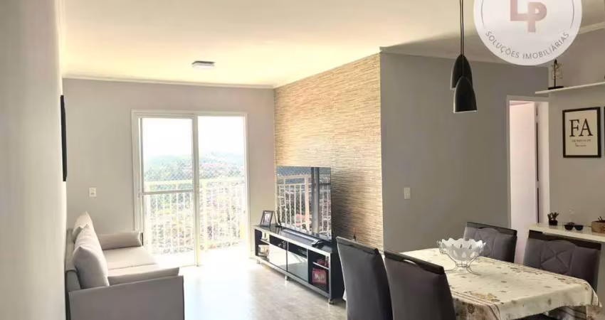 Apartamento com 3 dormitórios à venda, 72 m²  condominio morada dos pinheiros- várzea paulista/sp