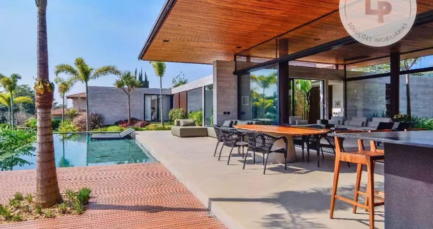 Residencia cinematografica com arquitetura moderna à venda na fazenda da grama em itupeva