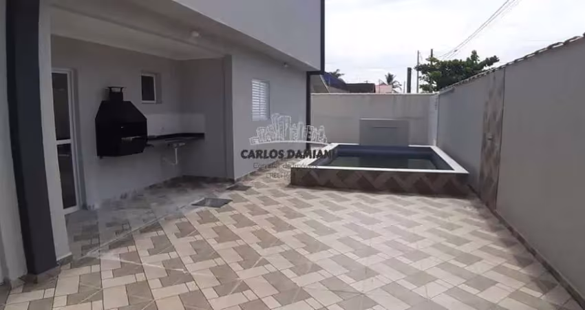 Casa sobreposta para venda em itanhaém, jardim grandesp, 2 dormitórios, 1 suíte, 2 banheiros, 2 vagas