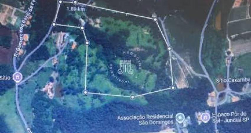 AREA A VENDA COM 22.016M² EM DECLIVE BAIRRO CAXAMBU JUNDIAI / SP.