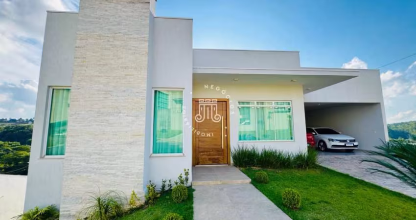 CASA NO CONDOMÍNIO CAMBARAH EM JARINU-SP COM 4 QUARTOS SENDO 2 SUÍTES E MAIS 2 QUARTOS COM SUÍTE CONJUGADA