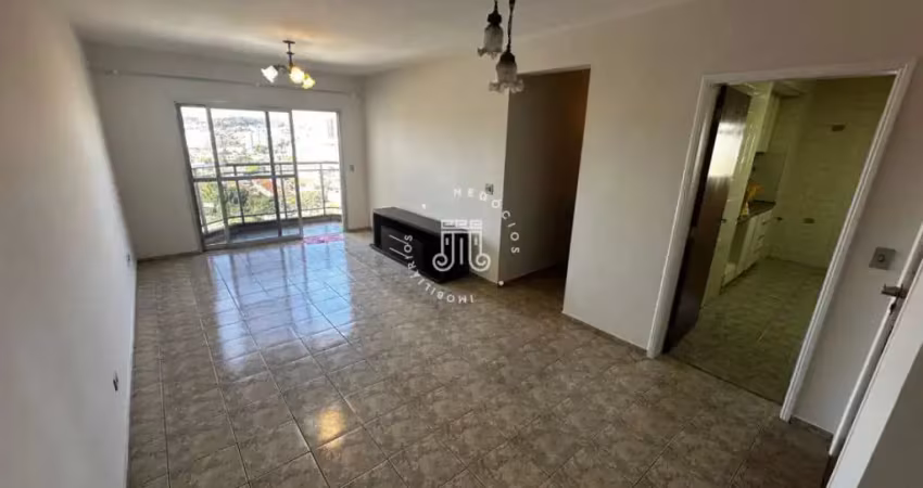 Apartamento para locação no condomínio névio borgonovi no centro de jundiaí/sp
