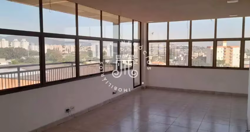 Sala comercial para locação com 57,26m² - edifício comercial pasqua maranzatto, bairro cidade luiza (vila hortolândia) em jundiaí/sp.