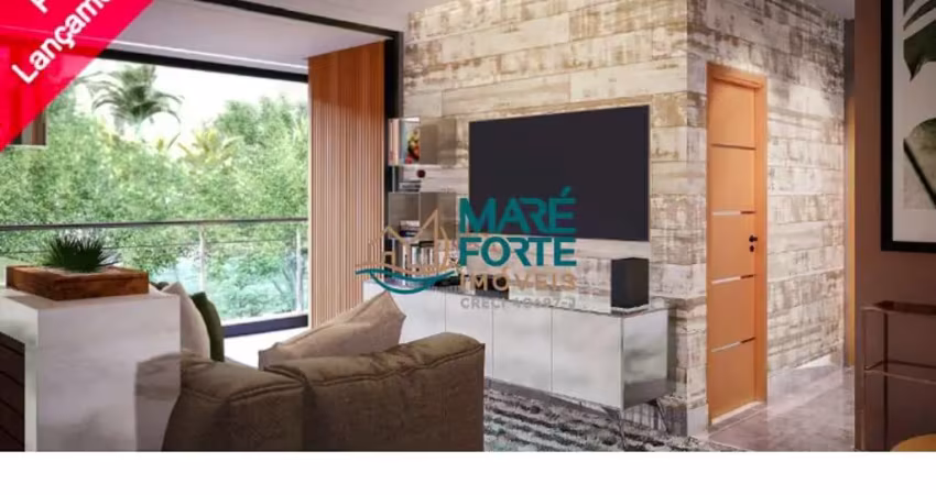 APARTAMENTO NOVO COM 70M² A 250 METROS DA ORLA DO PEREQUÊ-AÇÚ!