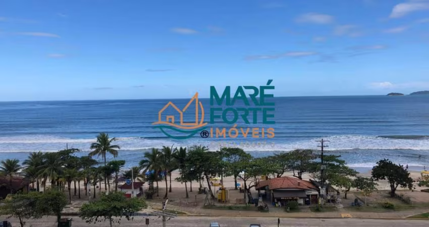 Cobertura tríplex aconchegante frente mar