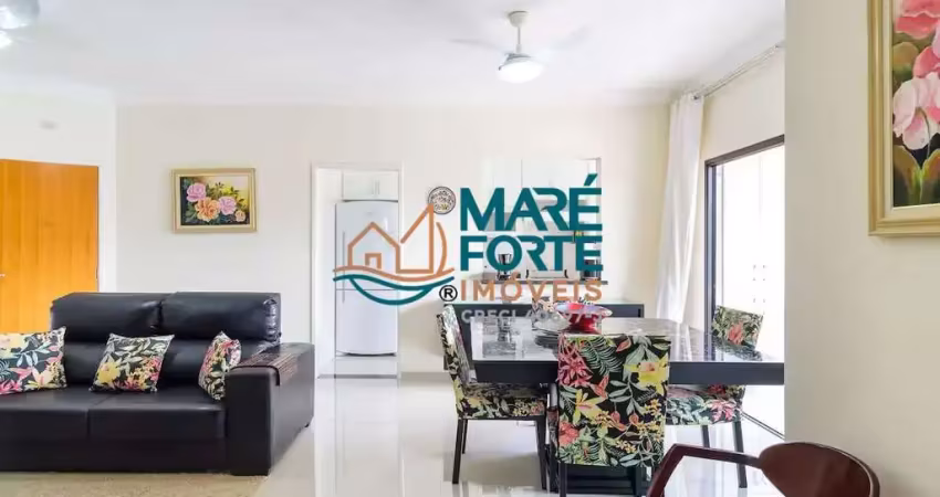 Amplo apartamento totalmente mobiliado a 450m da orla do itaguá!