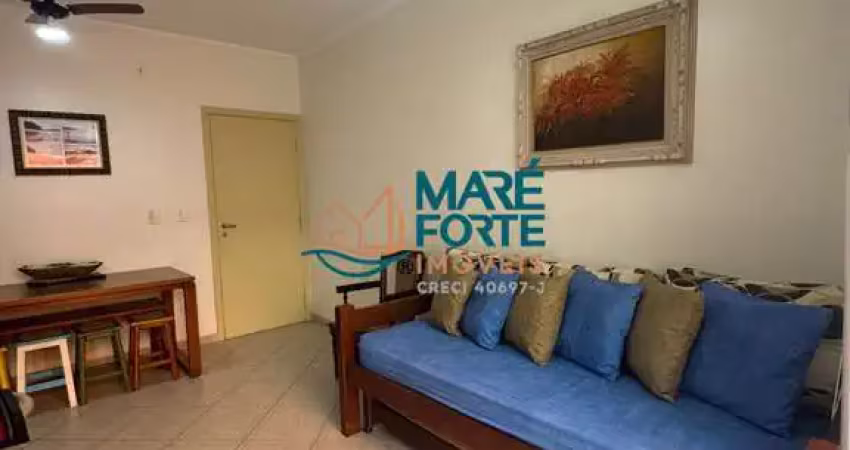 Apartamento mobiliado com 2 dormitórios na área nobre da praia grande