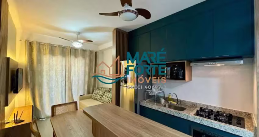Lindo apartamento mobiliado, frente rua 500 metros da praia grande