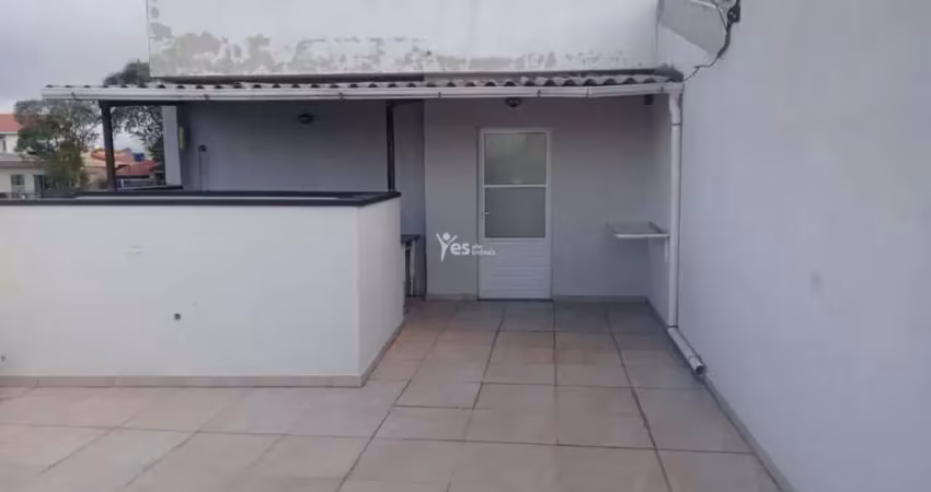 Cobertura baixo condominio para aluguel em santo andré, vila guarani - 94m²