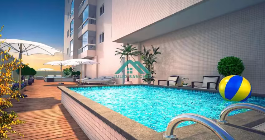 Apartamento Luxuoso com 2 Dorm, Suíte, Sacada Envidraçada e Entrada 231 mil!!!
