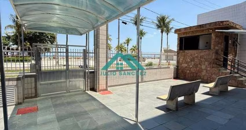 Apartamento Térreo Frente ao Mar - 2 Dorm, 1 Vaga, 75m²- R$315 mil -Portaria 24h