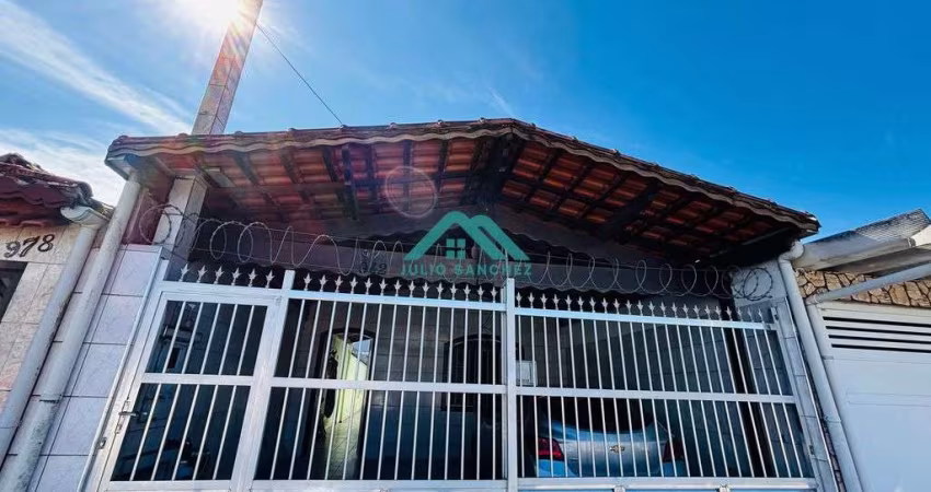Casa com 2 dorms, suíte e churrasqueira para locação na Vila Mirim – R$ 2.500
