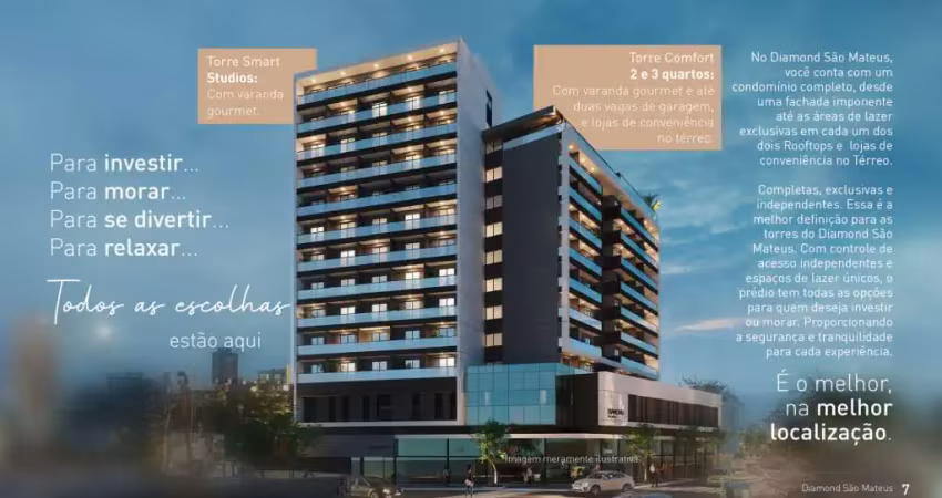 Apartamento à venda, 2 suítes, varanda gourmet, lazer completo, 1 ou 2 vagas - bairro são mateus - juiz de fora - mg