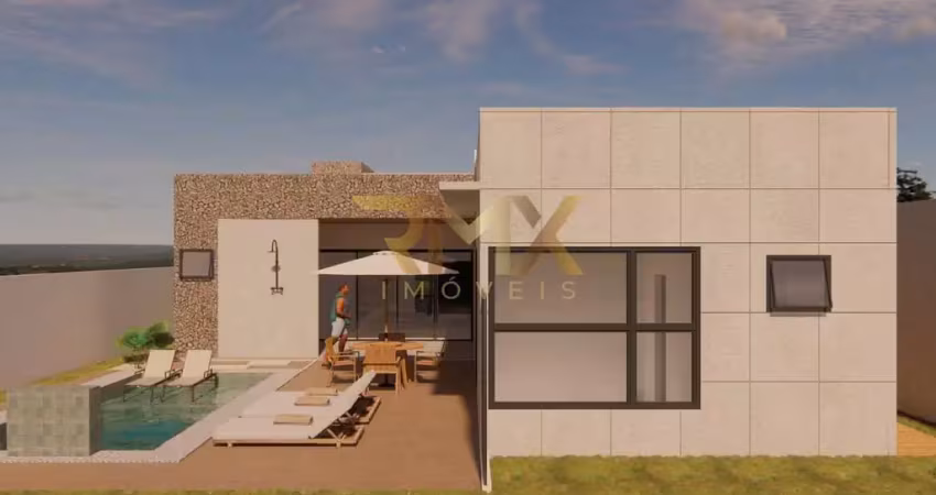 Casa linear com 3 suítes, área gourmet, piscina no residencial alvim em juiz de fora/mg