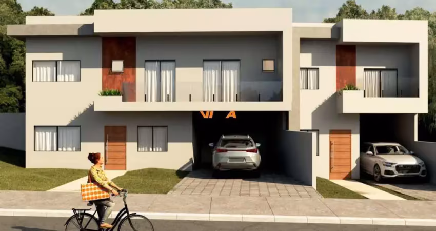 Sobrado de esquina à venda em araucária - lançamento no bairro costeira