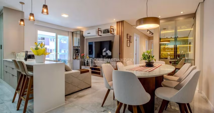 Apartamento com 3 quartos e 2 vagas no Ecoville - 105m2 privativos-Condomínio Biazetto 1537
