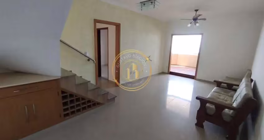 Cobertura com 3 quartos, centro, mongaguá - r$ 950 mil, cod: 2495