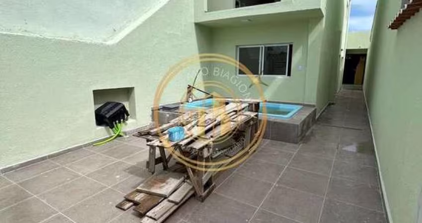 Sobrado com 2 quartos, Jussara, Mongaguá - R$ 495 mil, Cod: 3050