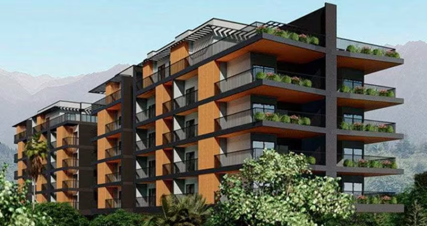 Apartamento a venda MCO Construtora, Residencial Dois Corações no Itaguá, Ubatuba-SP