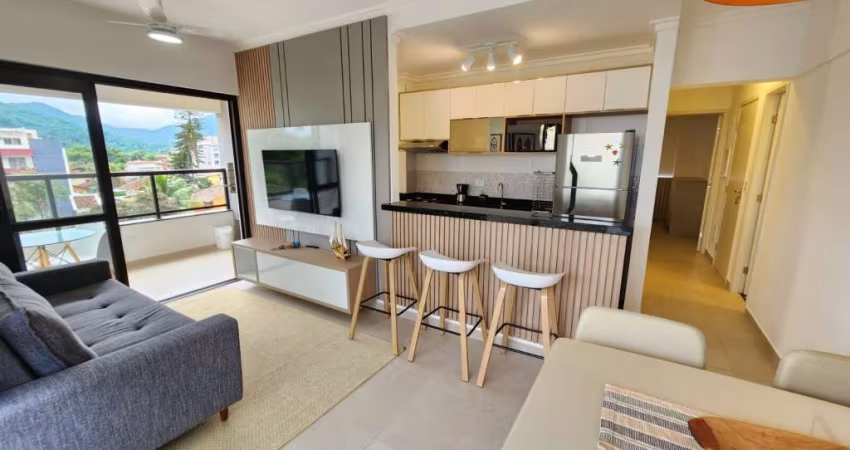 Apartamento a venda Tulum Residence no Itaguá, Ubatuba/SP. Apartamento com 2 suítes e varanda gourmet