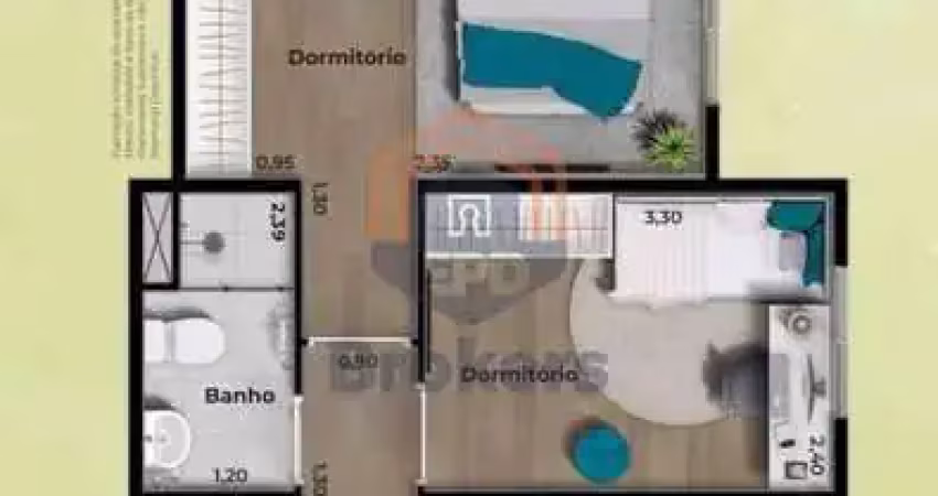 Apartamento em jardim maria  -  campo limpo paulista