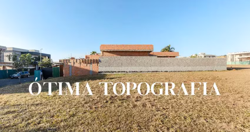 Lote / terreno quase plano à venda em condomínio fechado tamboré jaguaríuna, em jaguariúna