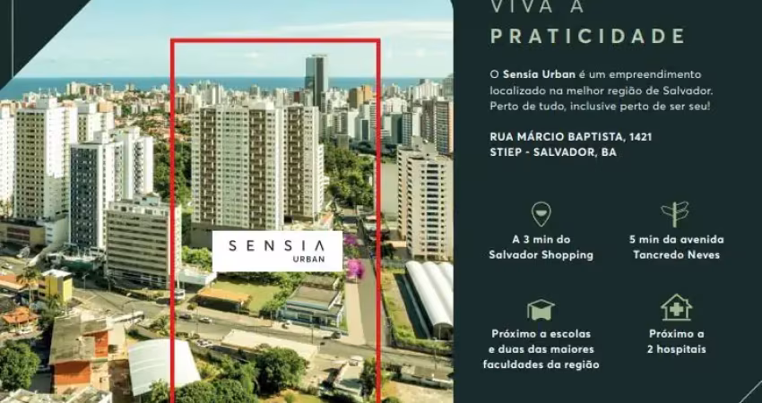 Apartamento a 3 minutos a pé do Salvador Shopping