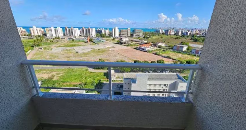 Oportunidade em cond. club! mobiliado, 58 m2,2 quartos em ponta de campina - cabedelo - pb