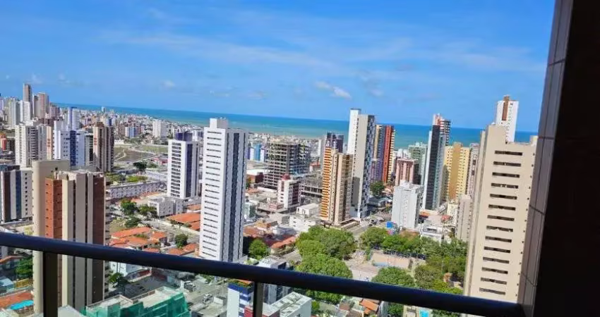 Vista mar, andar alto, possui 81 metros quadrados com 3 quartos em manaíra - joão pessoa - pb