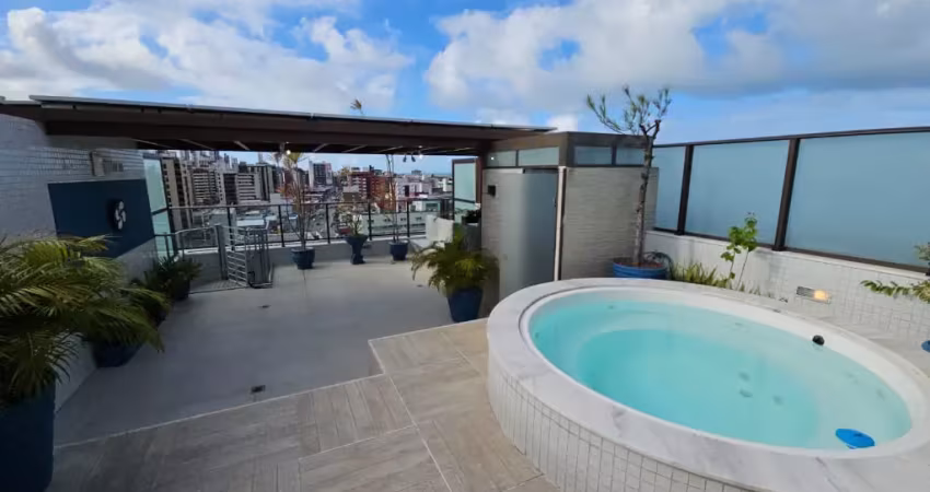 Cobertura duplex à venda no cabo branco – 122m² com vista mar