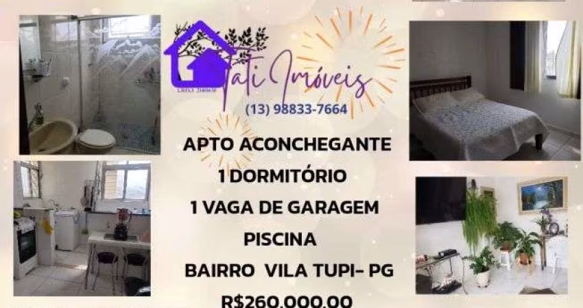 Apartamento Aconchegante com 1 quarto em Tupi - Praia Grande - SP