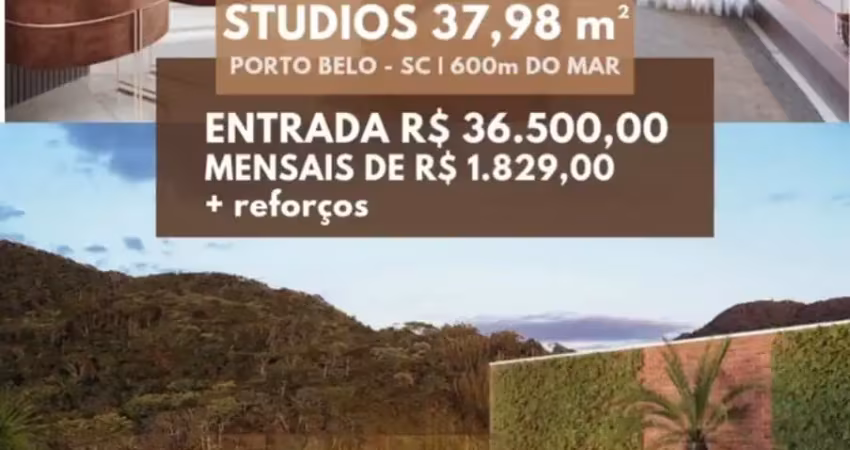 Flat com 1 quarto à venda na Rua Gualberto Leal Nunes, Balneário Perequê, Porto Belo