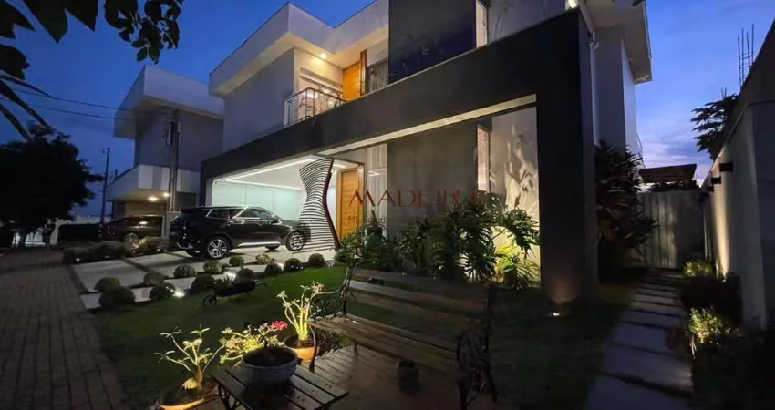 Lindo sobrado à venda no residence condominium ecogarden - maringá pr - 4 suítes e área gourmet completa!