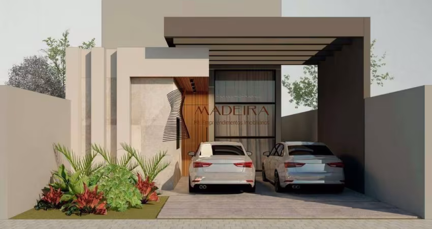 VENDE SE CASA EM CONSTRUÇÃO COM SUITE