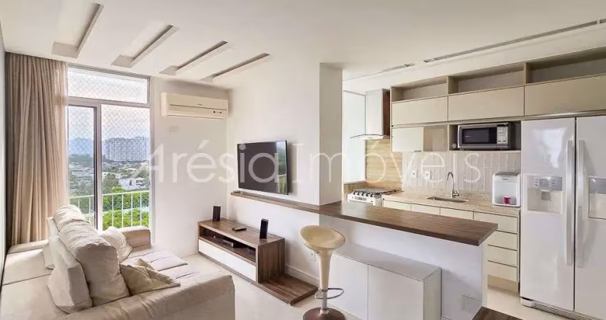 Apartamento com 2 dormitórios para alugar, 53 m² por r$ 4.993,80/mês - barra da tijuca - rio de janeiro/rj