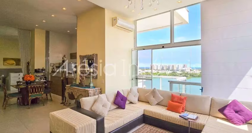 Apartamento com 1 quarto à venda, 109 m² por r$ 1.600.000 - península - rio de janeiro/rj