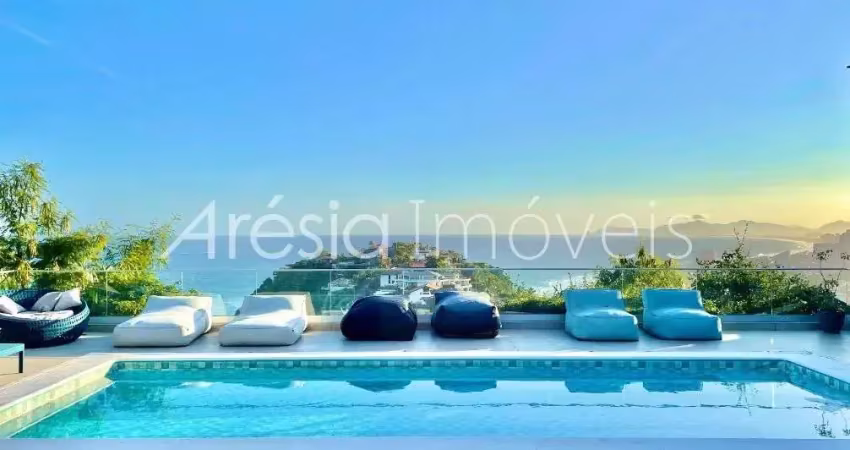 Casa com 6 suítes, 626 m² - venda por r$ 15.000.000 ou aluguel por r$ 54.975/mês - joá - rio de janeiro/rj