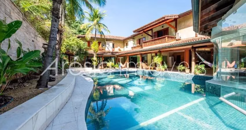 Casa com 5 suítes à venda, 1116 m² por r$ 13.000.000 - barra da tijuca - rio de janeiro/rj