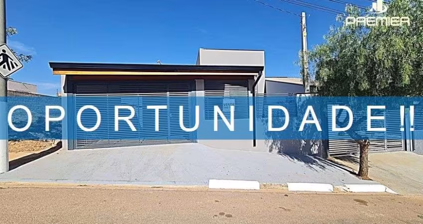 CASA NOVA, 3 DORMITÓRIOS ( 1 SUÍTE), GARAGEM PARA 2 CARROS, PRONTA PARA MORAR EM ITUPEVA/SP