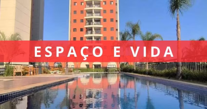 APARTAMENTO PARA LOCAÇÃO NO CONDOMÍNIO ESPAÇO E VIDA, PONTE SÃO JOÃO, COM 3 DORMITÓRIOS!